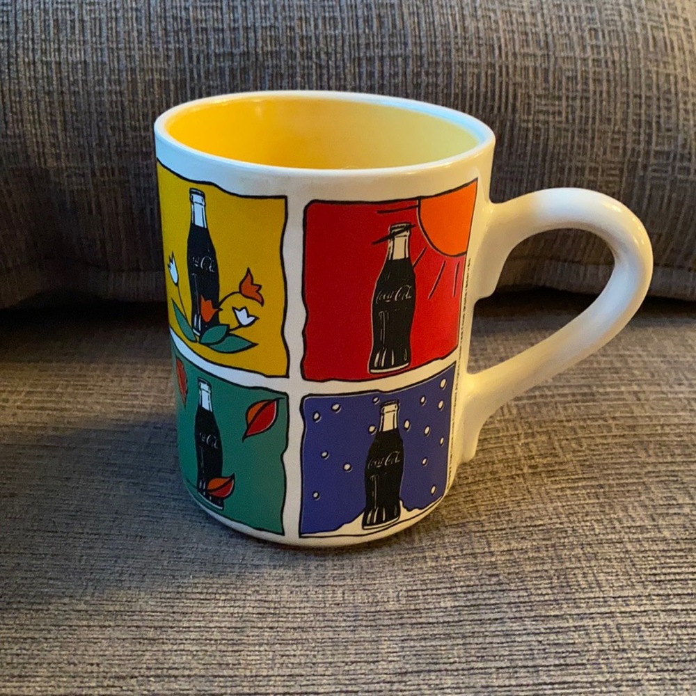 Vintage 1997 Coca Cola Seasons mug by Gibson